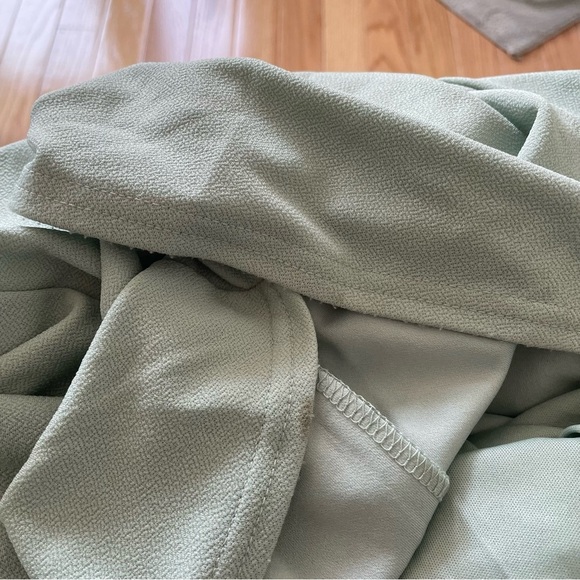 Birdy Grey Ash Crepe Sage Green Cowl Neck Slit Bridesmaid Dress Gown EUC Size S - Picture 12 of 12